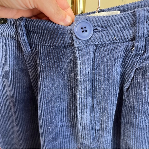 ROLLA'S Women’s Pleated Deep Blue Corduroy Pants Straight Leg High Waist - Picture 7 of 13